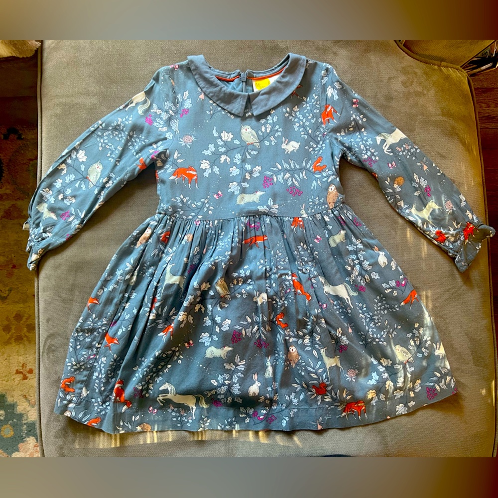 Mini Boden Enchanted Woods Dress, 4-5Y